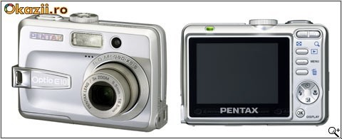 Vand/Schimb Aparat foto digital Pentax + card + husa foto mare