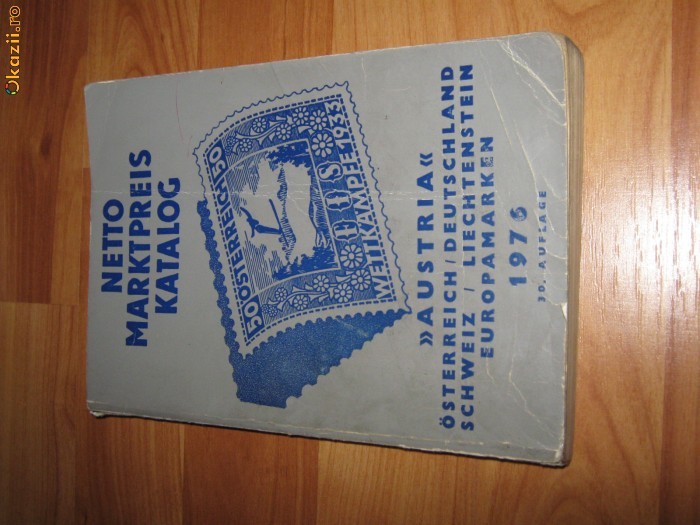 CATALOG TIMBRE AUSTRIA 1975 foto mare