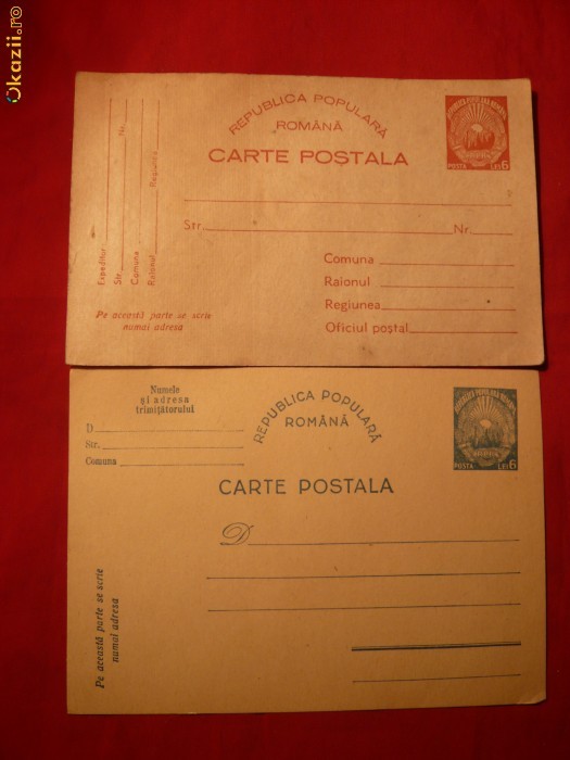 2 Carti Postale RPR cca 1949 foto mare