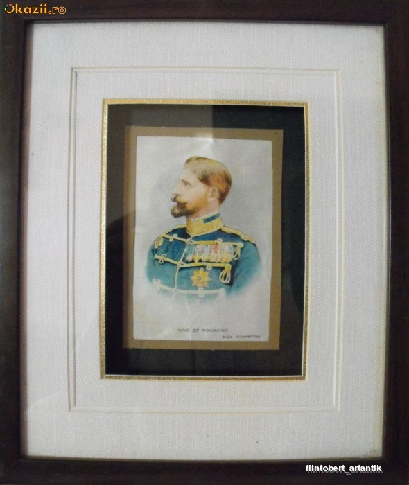 FERDINAND I stampa pe matase inramata foto mare