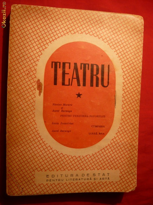 ANTOLOGIE - TEATRU - ESPLA 1951 vol 1 foto mare