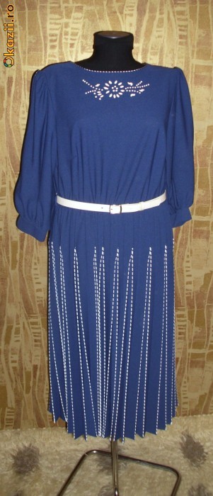Rochie vintage, aproximativ marimea 44/46-rezervat foto mare