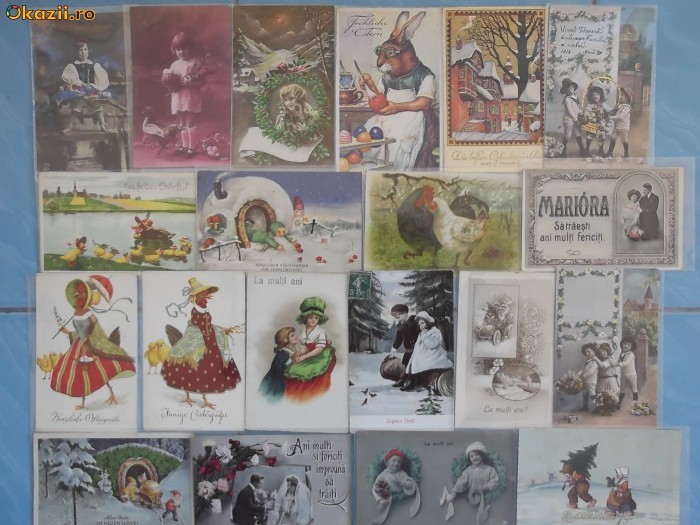Lot 20 vederi diverse, felicitari perioada 1900-1930 foto mare