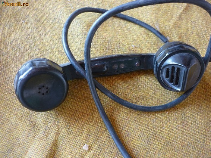 Telefon cu clapeta -statii radio militare foto mare