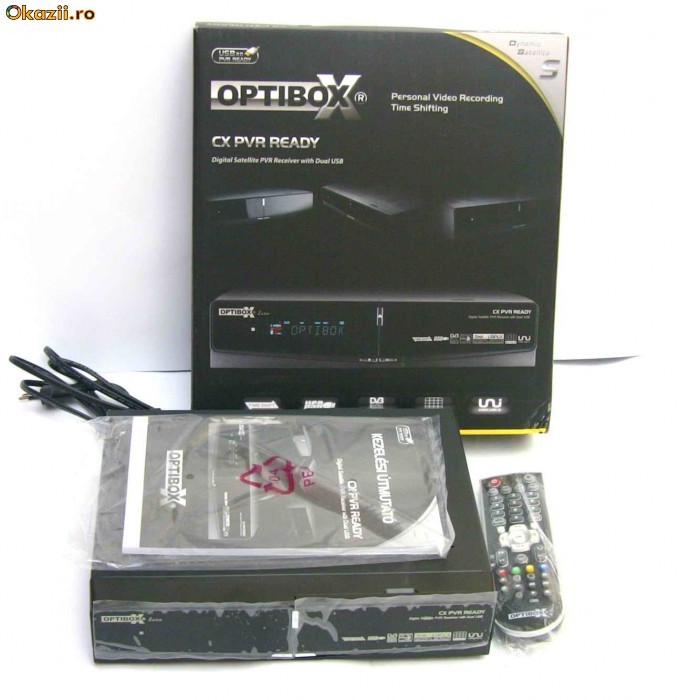 RECEPTOR SATELIT OPTIBOX  EXTRA,PVR ,INREGISTRARE,BEST CHOICE! foto mare