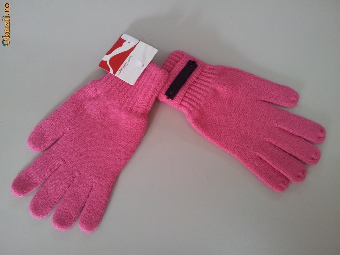 Manusi Puma Shaw Gloves fuchsia rose foto mare