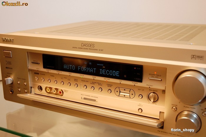 Sony STR-DA50ES, telecomanda, sampagne, impecabil! foto mare