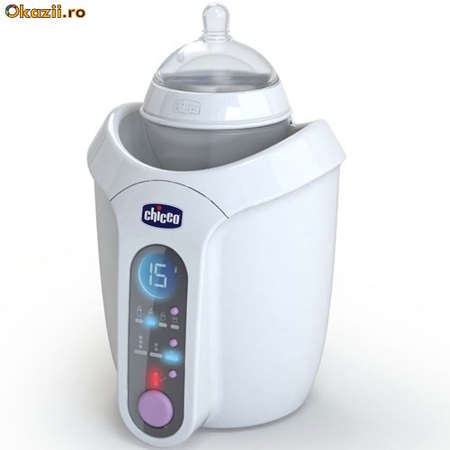 Chicco incalzitor biberoane digital STEP UP 0+ foto mare