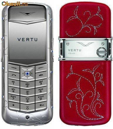 VERTU CONSTELLATION ROCOCO EDITION - PIELE ROSIE - IMPECABIL 100% ORIGINAL - 1799 EURO ! foto mare