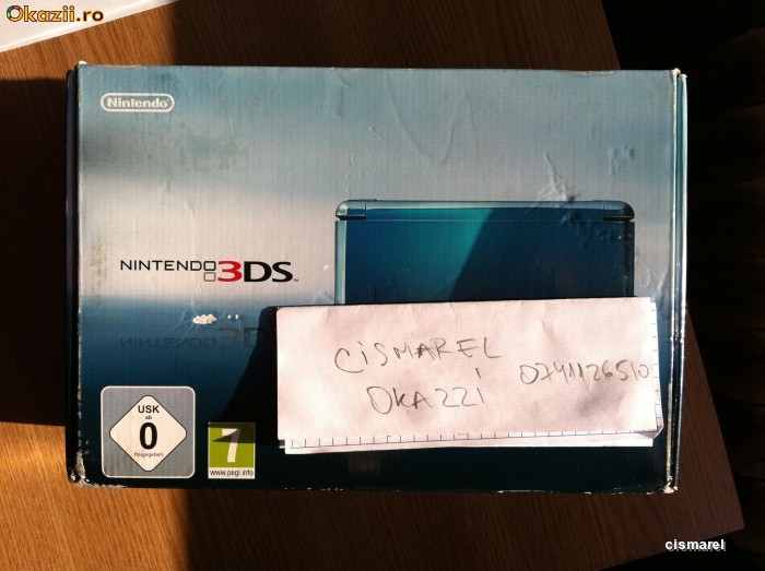 Consola Nintendo 3DS Aqua Blue noua, sigilata cel mai mic pret transport gratuit foto mare