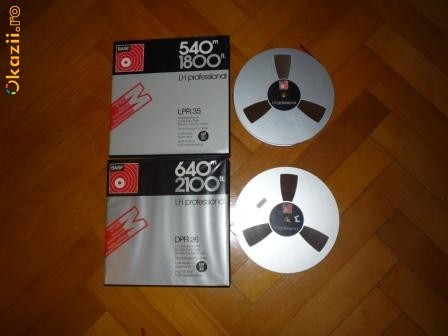 Banda magnetofon BASF PROFESIONAL ( AKAI PHILIPS TECHNICS) foto mare