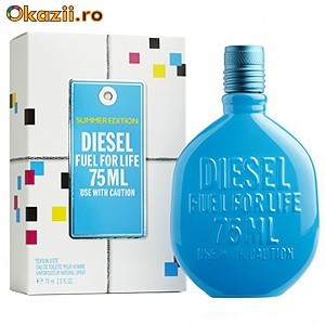 Diesel Fuel for Life Summer 2010 75 ml EDT pentru barbati foto mare