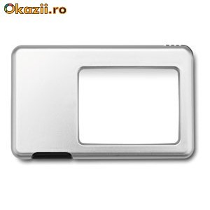 Lupa cu lumina si pix Culoare - Argintiu mat,  MO7303-16 foto mare