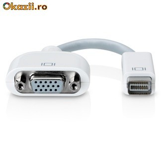 Apple Mini DVI to VGA Adapter foto mare