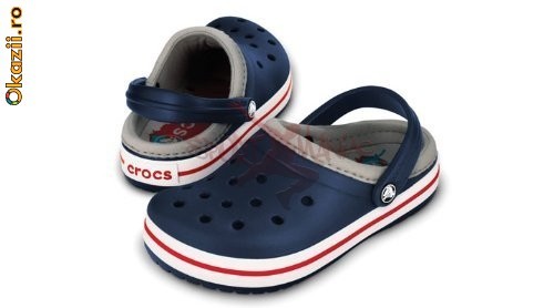 Crocs Crocband Kids lined custom Navy (173) foto mare