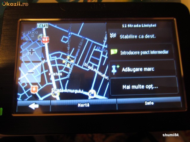 vand GPS 4,3 inch,harti Full EUROPA card 4gb PROCESOR ATLAS 4,avertizare radare fixe ,CEL MAI MIC foto mare