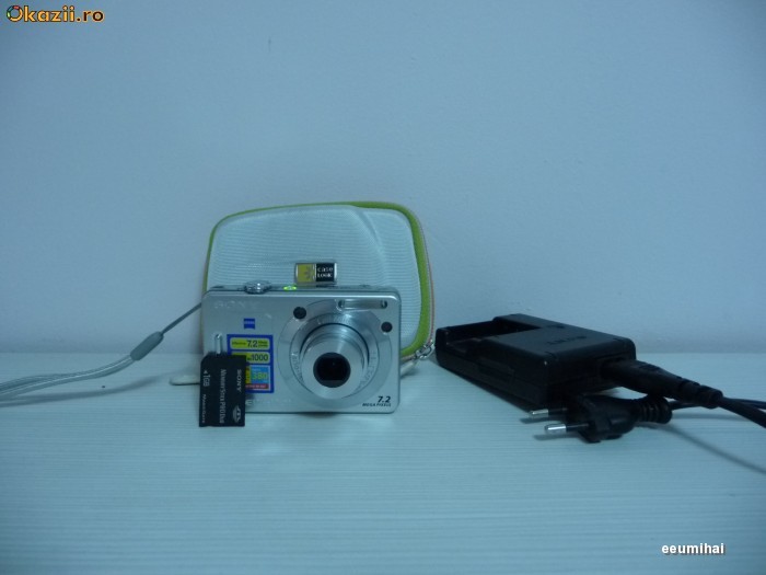 CAMERA FOTO SONY W55 COMPLETA FOTO REALE foto mare
