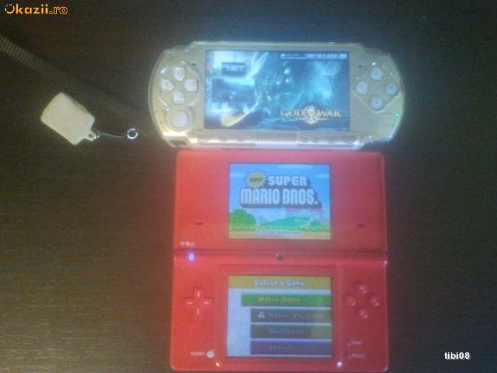 Nintendo DSi + PsP foto mare
