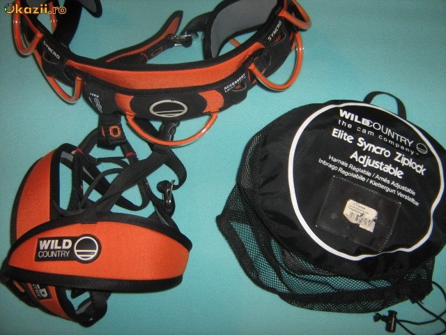 HAM ALPINISM NOU WILD COUNTRY ELITE SYNCRO ZIPLOCK PRET 200 RON ( NU PETZL LOWA KOFLACH AJUNGILAK foto mare