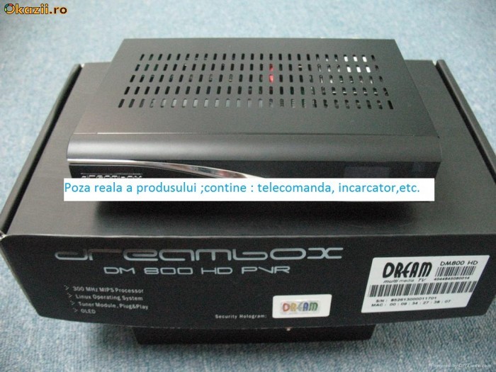 Dreambox 800 + HD clona foto mare