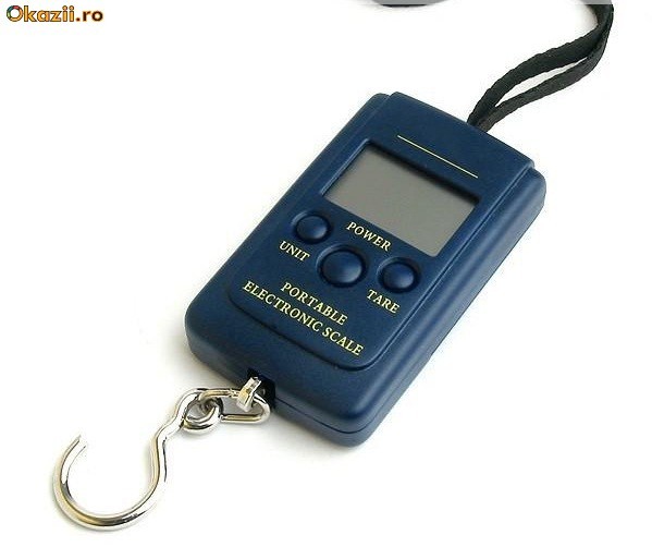 Cantar electronic cu carlig, pentru pescuit sau alte activitati foto mare