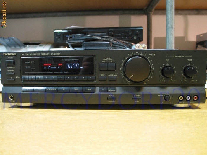 Amplituner stereo Technics SA-GX230 foto mare