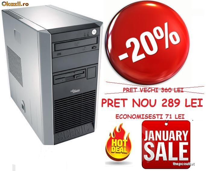 PRET MINIM PT.SISTEM COMPLET FSCP320 - P4 3,2/512/40 TOWER foto mare