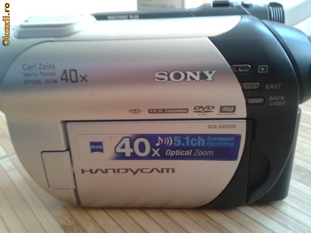 CAMERA VIDEO SONY HANDYCAM DCR-DVD109E - CA NOUA foto mare