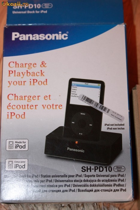 Ipod Doking station PANASONIC foto mare