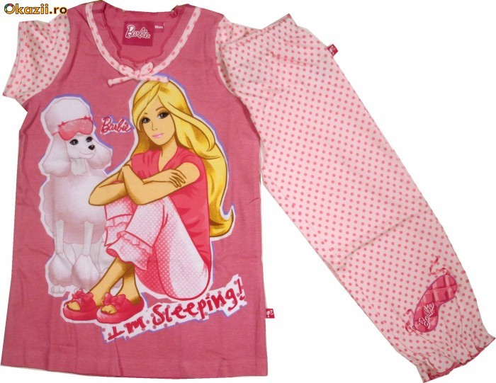 Pijama Barbie - S393 foto mare