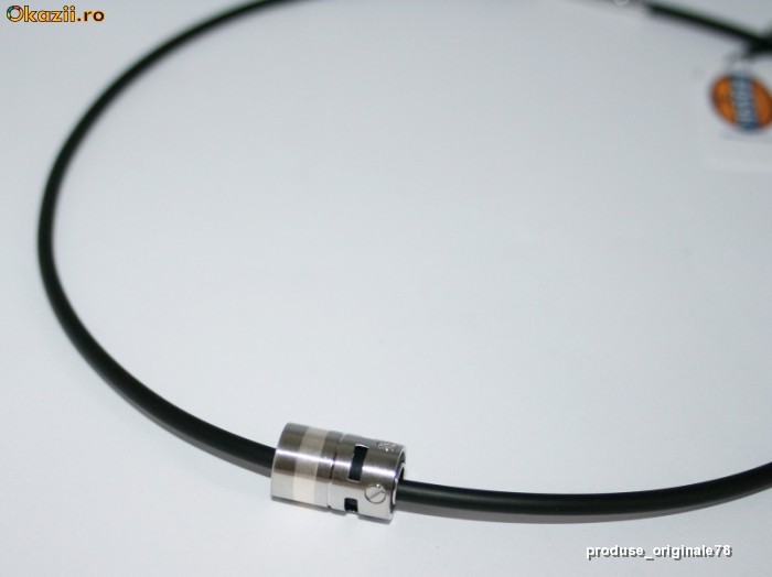Colier + pandantiv barbatesc FOSSIL JF85098040 NOU CU ETICHETA, otel inoxidabil, CUTIE CADOU INCLUSA, pret magazin 46 euro foto mare