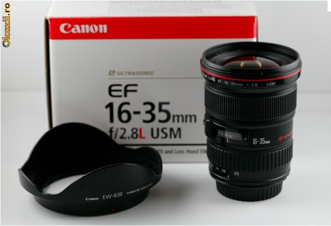 Canon EF 16-35mm f/2.8 L USM nou!! foto mare