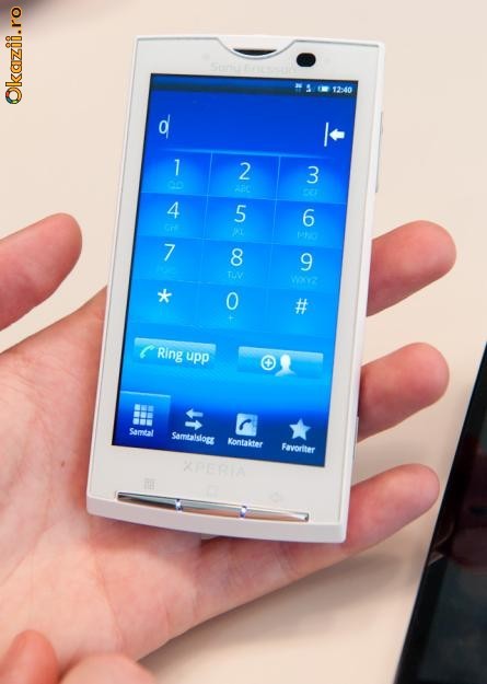 SONY ERICSSON XPERIA X10I WHITE foto mare