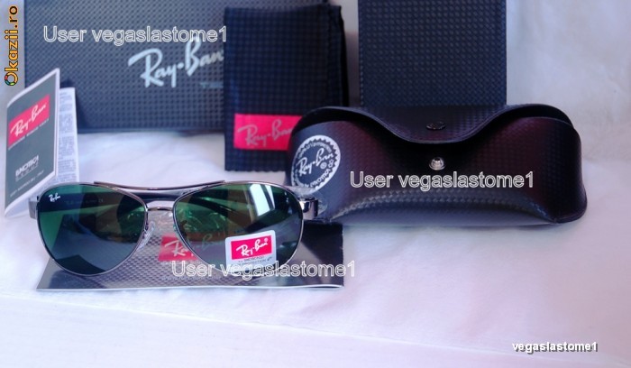 Ochelari de soare  Ray Ban original lentila de sticla tratata antireflex pe interior foto mare