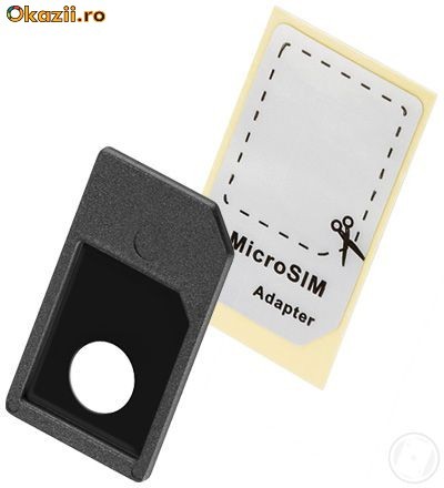 SET pentru adaptarea SIM-ului clasic la formatul micro SIM agreat de Apple iPAD, iPHONE 4, etc. foto mare