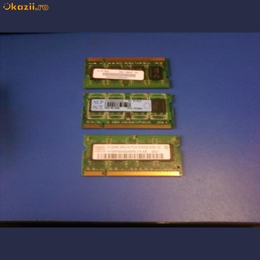 MEMORIE 512M DDR2 LAPTOP foto mare