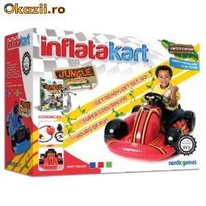 Jungle Kartz + InflataKart Red Wii foto mare