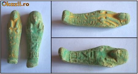 2 statuete egiptene - USHABTI (3) foto mare