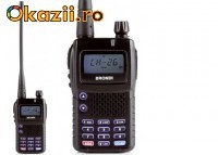 Statie Brondi radio maritima portabila semnal VHF foto mare