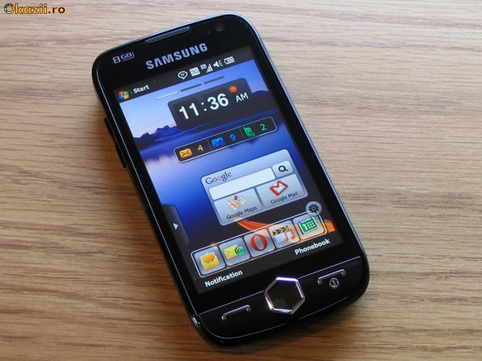 Samsung Omnia II foto mare