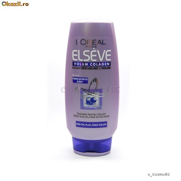 Balsam pentru descurcare si volum L'oreal Elseve Volum Colagen 200ml foto mare