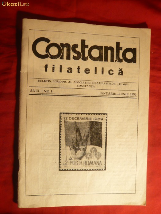 Constanta Filatelica -Periodic al Asoc. Tomis 1990 foto mare