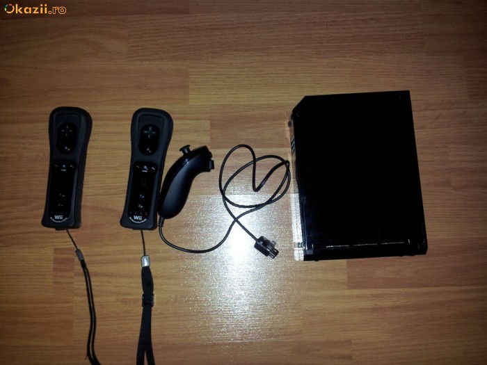 Nintendo Wii Black Modat foto mare