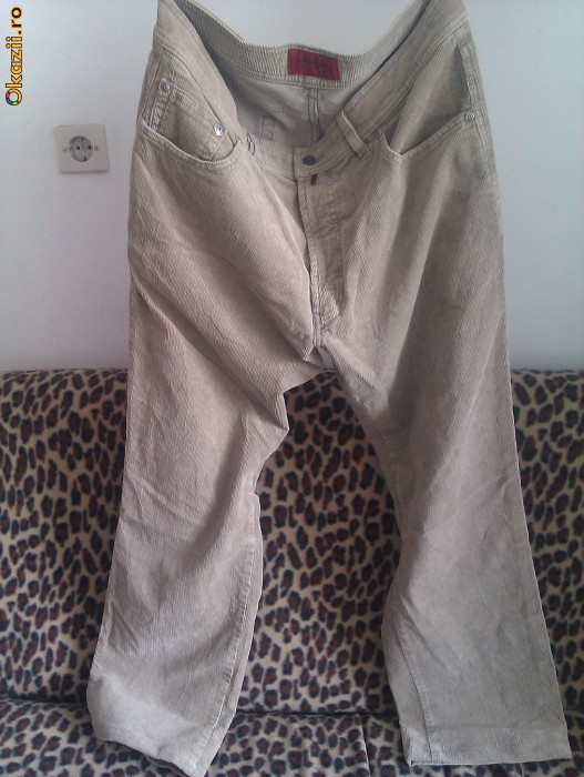 VAND PANTALONI VELUR PIERRE CARDIN MARIMEA 52 foto mare