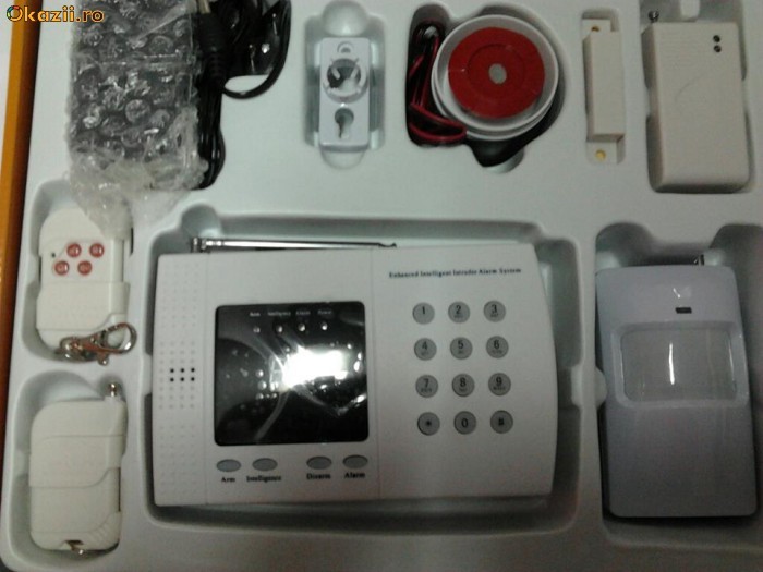 Kit Sistem de Alarma Wireless cu apelator telefonic foto mare