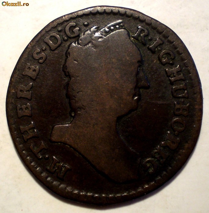 E.166 AUSTRIA MARIA THERESA 1 PFENNIG 1759 foto mare