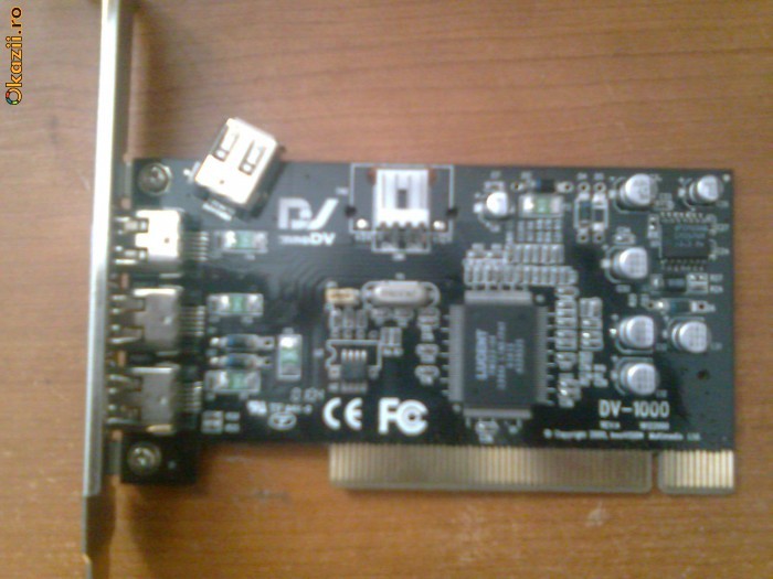 Placa captura video firewire foto mare