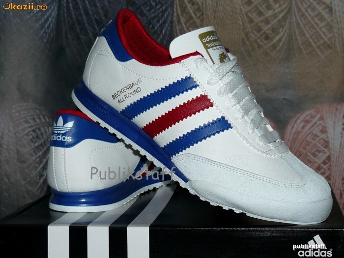 ADIDAS BECKENBAUER/WHITE/BLUE/BLACK foto mare