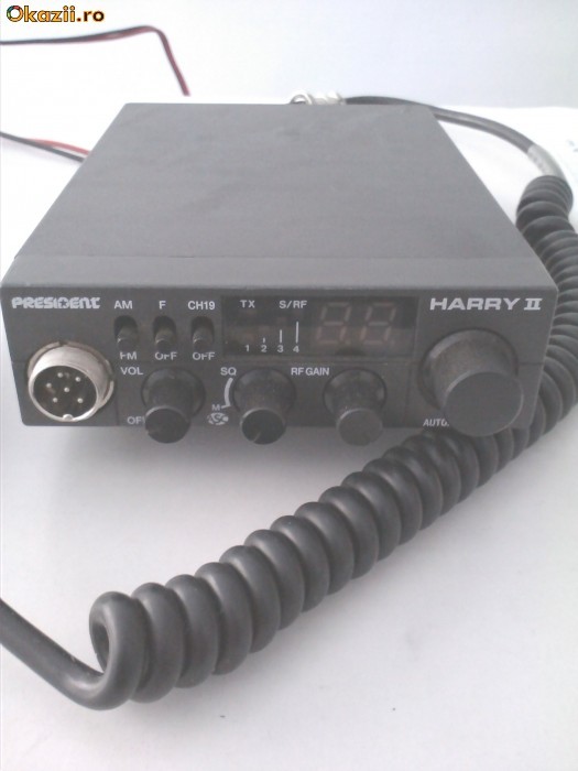STATIE RADIO PRESIDENT HARRY 2 AUTOSQUELCH foto mare