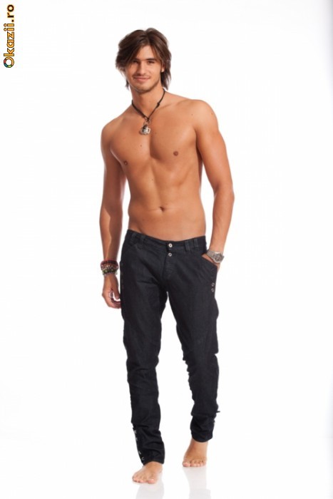 Blugi conici Escape Jeans Clubbing Class, stil pana [Cod: ESBC001] foto mare